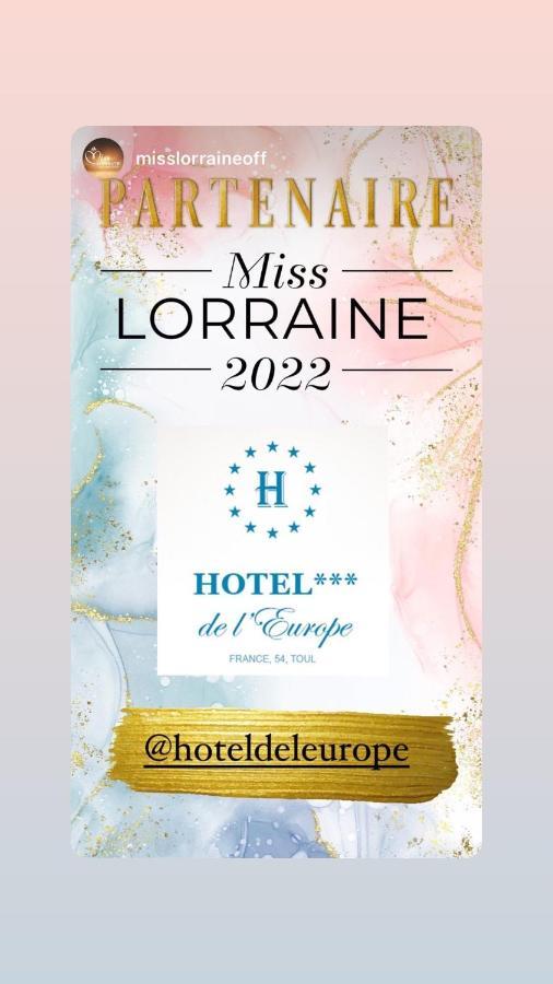 Hotel De L'Europe Toul Εξωτερικό φωτογραφία